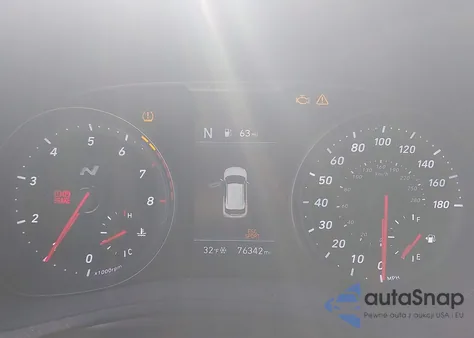 2019 Hyundai Veloster N z USA, uszkodzony, nr VIN KMHT36AH3KU003008